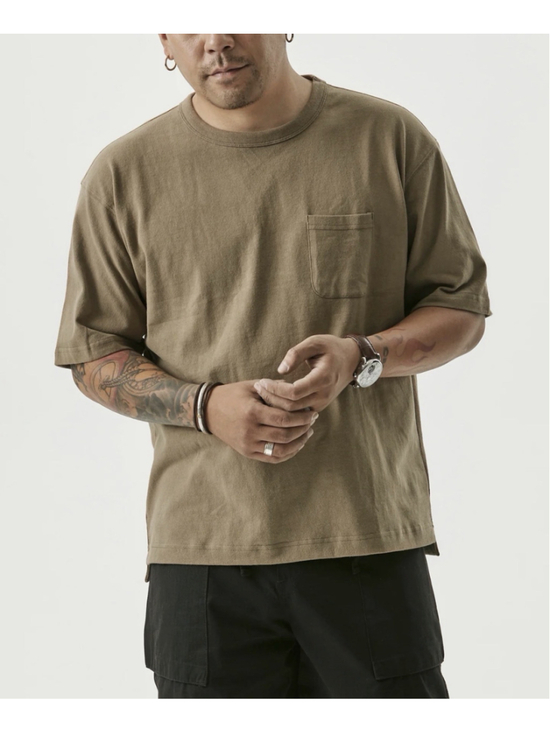 Bronson Other - 9.8 oz Cotton Classic Pocket T-Shirt - Light Brown Non Stock Mfg. Co. S
